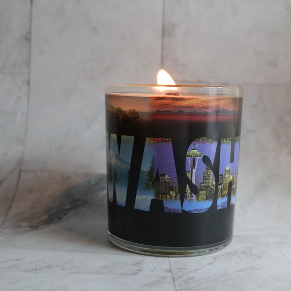 Color Changing! State of Washington ThermoH Exray Candle - Sunkiss Unlimited - Picture 1 of 10